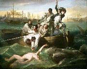 Watson and the Shark (1778) depicts the rescue of Brook Watson from a shark attack in Havana, Cuba. John Singleton Copley